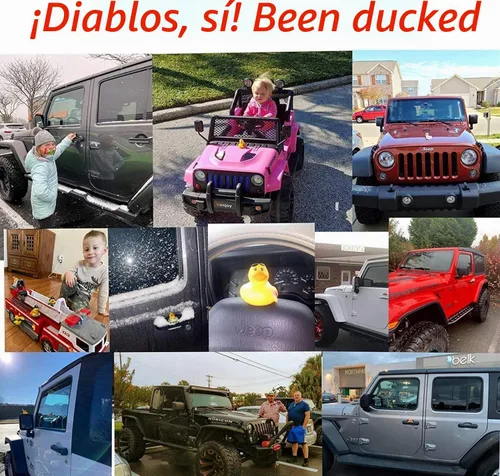 Vista 2 de XY-WQ Paquete de 50 patos de goma para patitos Jeeps, surtido de juguetes