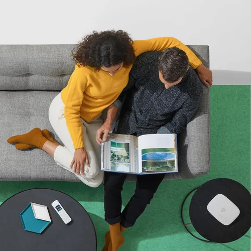 Vista 6 de Ooma Auricular inalámbrico blanco HD3 con calidad de voz HD