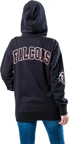Vista 2 de Ultra Game NFL - Sudadera con capucha y cremallera completa para mujer