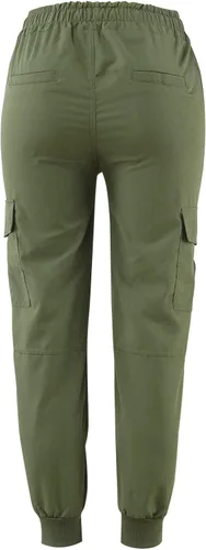 Vista 6 de SobeiKre Pantalones cargo de gran tamaño para mujer, pantalones deportivos holgados de cintura baja con cordones, pantalones de entrenamiento