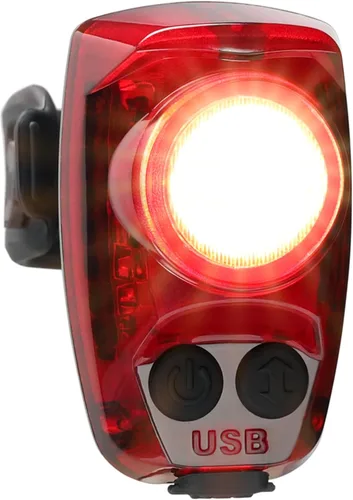 Vista 9 de Cygolite Hotshot Pro - Modelos de luz trasera de bicicleta de 200 y 150 lúmenes, estilos de montaje duro y flexible, 6 modos de noche y día