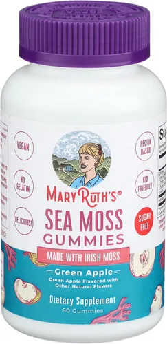 Vista 4 de MaryRuth Organics Gomitas sin azúcar hechas con musgo marino irlandés para la salud intestinal y el apoyo inmunológico formuladas para adultos