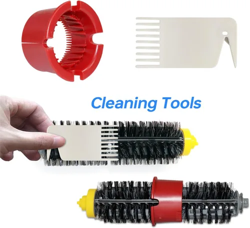 Vista 7 de Kit de accesorios de repuesto para iRobot Roomba 600 Series 694 675 692 690 680 650 660 620 665 695 651 614 y 500 Series 595 585 564, 6 filtros, 6