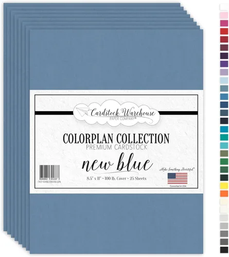 Vista 13 de Cardstock Warehouse Colorplan Amatista púrpura – 8.5 x 11 pulgadas – 100 libras / 9.52 oz/m² de papel de cartulina mate premium – 25 hojas