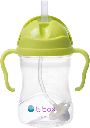Vista 17 de b.box Vaso para beber con popote abatible, bebe desde cualquier ángulo, popote pesado, a prueba de derrames, a prueba de fugas y de fácil agarre