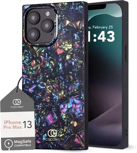 Vista 47 de Cocomii - Funda rectangular compatible con iPhone Xs/X - Perla opalescente, brillo brillante, para mujeres, niñas, hombres, funda protectora