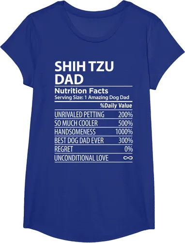 Vista 28 de Shih Tzu Dad - Camiseta divertida para dueño de perro Shih Tzu, Negro