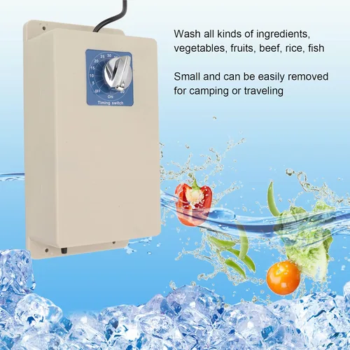 Vista 4 de Ozonador de agua Ozonador de frutas y frutas Limpiador de verduras Purificador de eliminación de ozono Máquina lavadora de verduras para carne