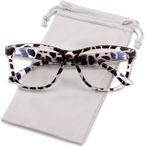 Vista 11 de Retro Blue Light Blocking Glasses for Women Men Classic Style Computer TV Eyeglasses Anti Eyestrain