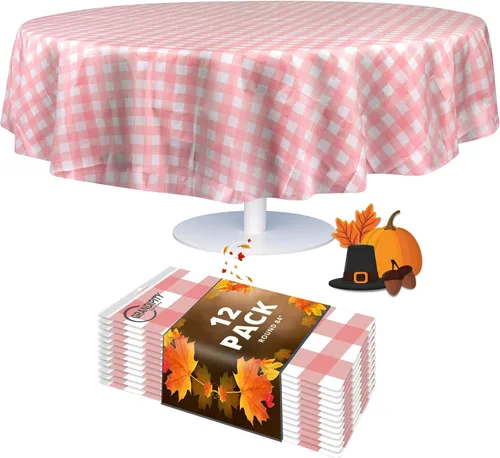 Vista 55 de Mantel de plástico de alta calidad - 54 in. x 108 pulgadas. Grandipity - Mantel rectangular (6 y 12 unidades), Agua (Aqua)