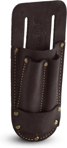 Vista 10 de OX Tools Leather Tool Holsters & Pouches – Hammer, Tape Measure, Utility & Roofer’s Knife Holders – Durable Oil-Tanned Leather for 2" Tool Belts