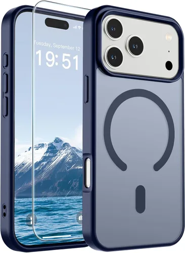 Vista 190 de SUPFINE Funda magnética para iPhone SE 2022 (3ª)/2020 (2ª), iPhone 8 (compatible con MagSafe) (protección contra caídas de grado militar), funda