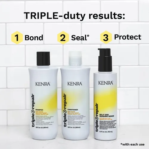 Vista 5 de Kenra Triple Repair - Suero reparador de puntas abiertas