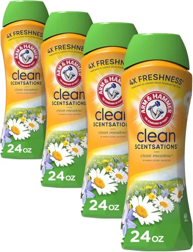 Vista 12 de Arm & Hammer Scentsationse limpio en lavado olor booster - prado limpio, 24 oz Fragancia de lavandería en lavado, frescura duradera para ropa