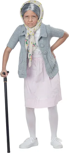 Vista 3 de California Costumes - Kit de disfraz infantil de abuela Babushka