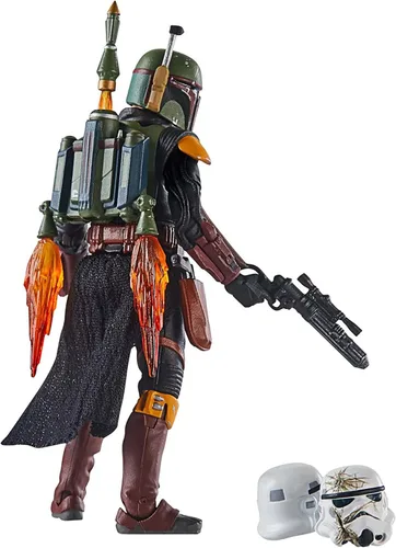 Vista 3 de STAR WARS The Vintage Collection Boba Fett (Tatooine) Figura de acción deluxe de 9,5 cm, colección vintage de El libro de Boba Fett, juguete