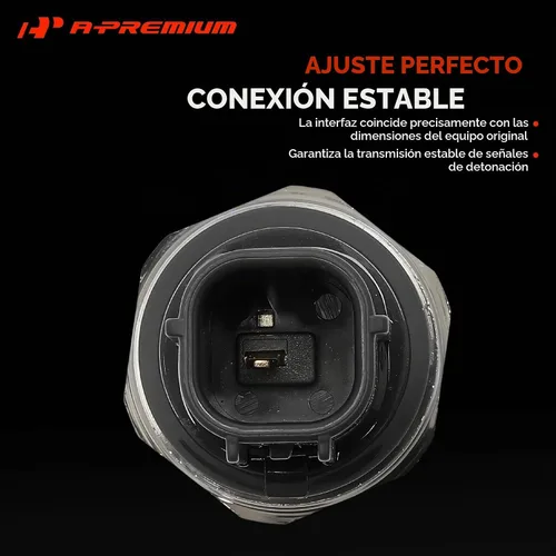 Vista 3 de A-Premium Sensor de detonación de golpes compatible con modelos Honda, Acura y Saturn - Accord 2003-2004 2006-2007, Pilot 2003-2008, Odyssey