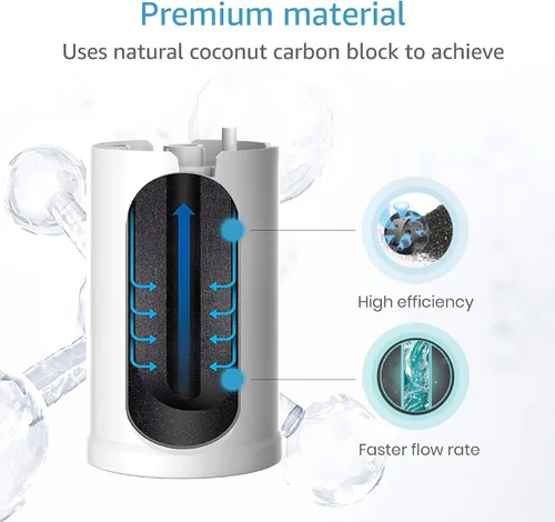 Vista 3 de AQUACREST WFFMC303X - Filtro de agua para grifo, repuesto para DuPont® FMC303X, WFFMC300X cartucho de filtración de agua para montaje en grifo, 200