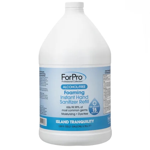Vista 30 de ForPro - Desinfectante instantáneo de manos espumoso sin alcohol, hidratante y sin colorantes, aroma a menta y pepino, 1.7 onzas líquidas