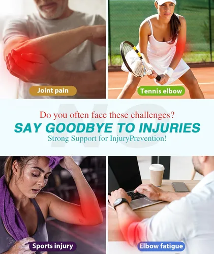 Vista 7 de Oyakin Codera para túnel cubital, soporte de atrapamiento del nervio cubital, férula ajustable para el codo para dormir, tendinitis, codo