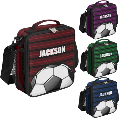 Vista 19 de Bolsa de almuerzo personalizada para niñas, niños, adolescentes, hombres y mujeres, regalo personalizado, bolsa de almuerzo de voleibol, color dorado
