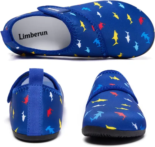 Vista 2 de Limberun Zapatos de agua para niños y niñas, zapatos deportivos acuáticos de secado rápido, ligeros, para piscina, playa, antideslizantes