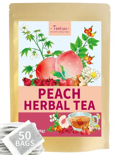 Vista 54 de TeeLux - Bolsas de té de cebada, sabor a nuez y tostado, sin cafeína, 0.07 oz x 50 bolsas Té de grano de cebada asada con aroma a nuez, sin