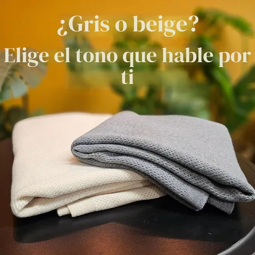 Vista 8 de Little Rou Peekaboo - Cobertor de Lactancia de Punto Transpirable para Amamantar - Cobertores de Lactancia de Algodón Orgánico Suave y Cachemira