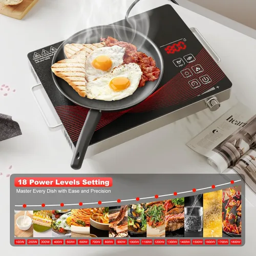 Vista 4 de quemadores eléctricos para cocina cocina cocina eléctrica 1 hornillas parrilla eléctrica para cocinar estufa eléctrica portátil estufa de un solo