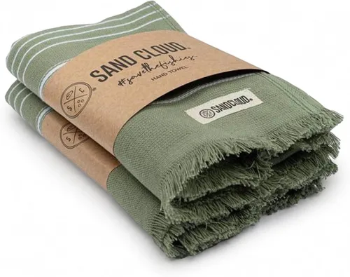 Vista 31 de Sand Cloud Toallas de baño turcas de 2 capas para baño, paquete de 2 Clásico - Gris