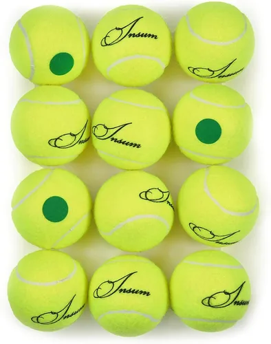 Vista 7 de INSUM Tennis Balls, 25%/50%/75% Low Pressureless Tennis Balls for Beginner Verde