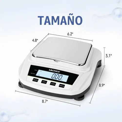 Vista 3 de Báscula de laboratorio de 0.00 oz, precisión de 70.55 oz, báscula de gramos de joyería (sin peso de prueba) Precision Scale Analytical Balance