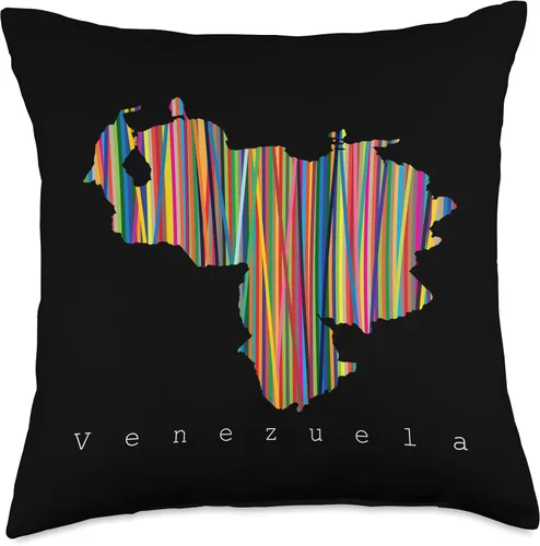 Vista 5 de Franelas CSS Venezuela Multicolor Regalo para venezolanos Almohada cojin, 16 x 16 pulgadas