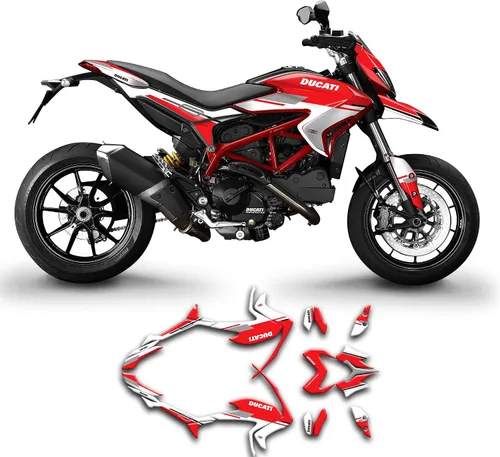 Vista 16 de Kit de adhesivos personalizados para Hypermotard Hyperstrada 821 2013 2014 2015 2016, DCTHYMS1318003-KO
