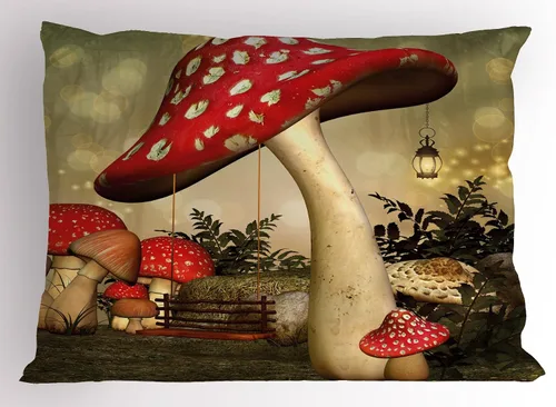 Vista 28 de Lunarable Juego de 2 fundas de almohada de caricaturas, automóvil deportivo de velocidad moderna, imagen exquisita del automóvil, ropa de cama