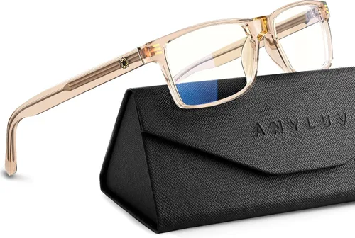 Vista 28 de ANYLUV Blue Light Glasses for Sleep, 99.9% Blue Green Light Blocking with Red Lens, Blue Light Glasses
