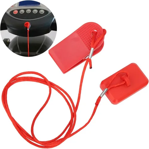 Vista 7 de Keenso Llave de seguridad para caminadora, interruptor de seguridad magnético para máquina de correr, accesorios de repuesto para la mayoría