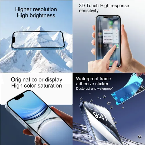 Vista 4 de EFAITHFIX para iPhone 11 Pro Max Reemplazo de Pantalla de 6.5 Pulgadas LCD Visualización 3D Touch Pantalla Full HD Digitalizador Marco de Montaje