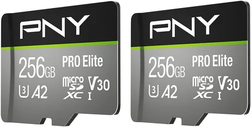 Vista 8 de PNY Tarjeta de memoria flash microSDXC PRO Elite Class 10 U3 V30 de 128 GB - 100 MB/s, clase 10, U3, V30, A2, 4K UHD, Full HD, UHS-I, Micro SD
