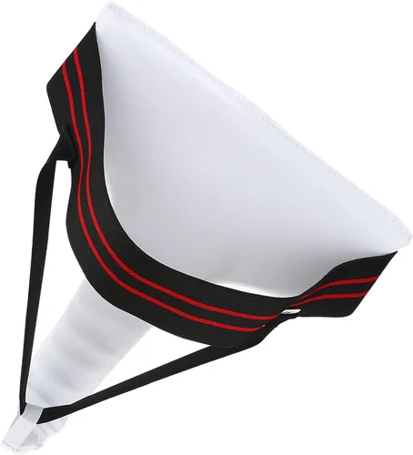 Vista 3 de Guardia de ingle para mujer Taekwondo Guardia de ingle Boxeo Karate Jockstrap Sanda Crotch Protector(M)