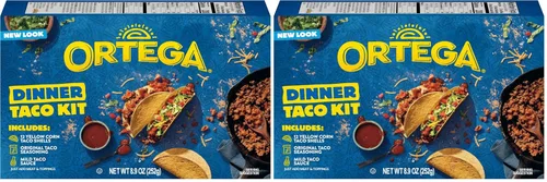 Vista 6 de Ortega Kit de cena de tacos de maíz amarillo, 12