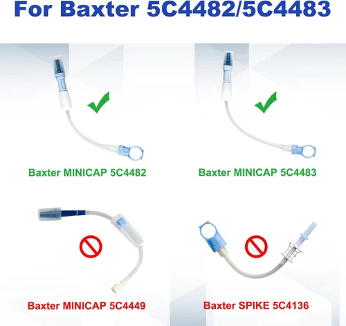 Vista 2 de Soporte de catéter de diálisis peritoneal para Baxter con cordones ajustables para catéter PD y accesorios de diálisis peritoneal para protección