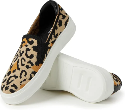 Vista 3 de Dearfoams - Sophie - Mocasines ligeros y cómodos para mujer con soporte de arco, sin cordones
