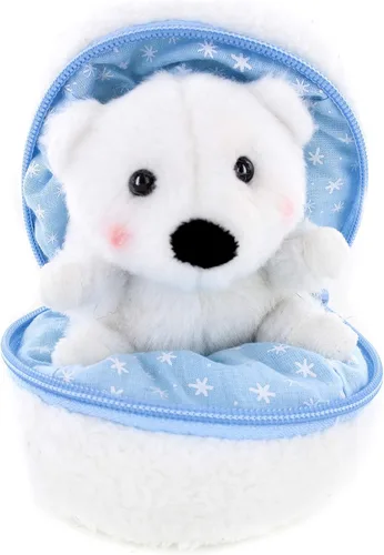 Vista 17 de Plushland Bola de Nieve Animal de Peluche con Cremallera Animales de Peluche Lindos Surtido de Juguetes Blandos para Novia, Familiares y Amigos
