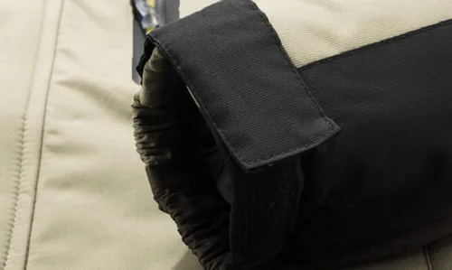 Vista 4 de Spmor Chaqueta impermeable con capucha para deportes al aire libre para hombre