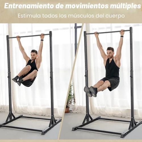 Vista 6 de Estación de dominadas, estación de barra portátil Bongkim Power Tower, barra de dominadas para gimnasio en casa, estación de torre de dominadas