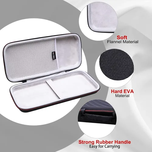 Vista 3 de LTGEM - Funda para teclado inalámbrico Bluetooth Apple Magic Hard EVA Shell, Water-Resistant, Shock Protection, Scratch-Resistant