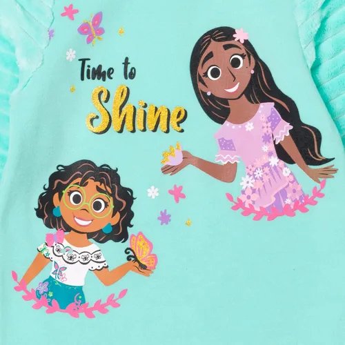 Vista 2 de Disney Lilo & Stitch Encanto Minnie Mouse Stitch Isabela Mirabel Girls Fleece Fur Sweatshirt Toddler to Big Kid