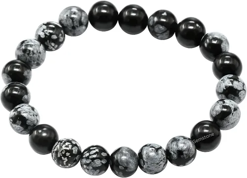 Vista 712 de Amazing Gemstone Crystal Bracelet for Women Men's Gifts - Protection Healing Crystal Bracelet - 8mm Gemstone Beaded Stretchable Bracelet Pulseras