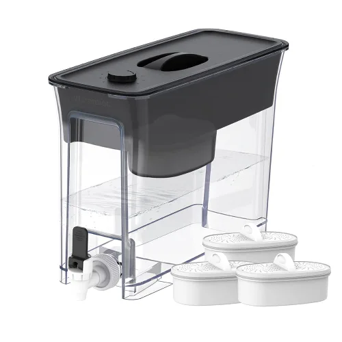 Vista 18 de Waterdrop WFD-02L Dispensador de filtro de agua de 35 tazas, reducción de Negro